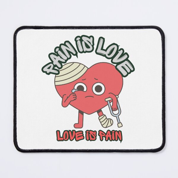 Item preview, Pain Is Love Love Is Pain | Injured Heart designed and sold by SolSel ⭐⭐⭐⭐⭐.