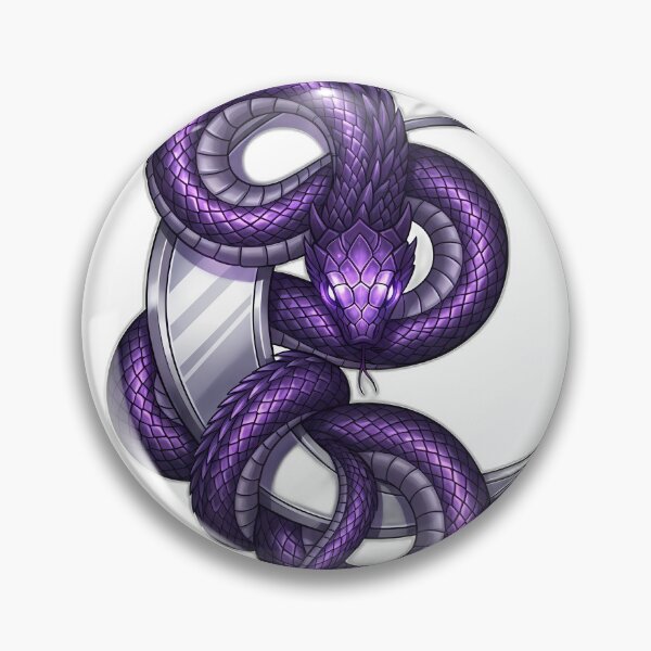 Artikelvorschau, Amethyst-Schlangenspiegel entworfen und verkauft von IllumeInk.