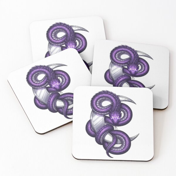Artikelvorschau, Amethyst-Schlangenspiegel entworfen und verkauft von IllumeInk.