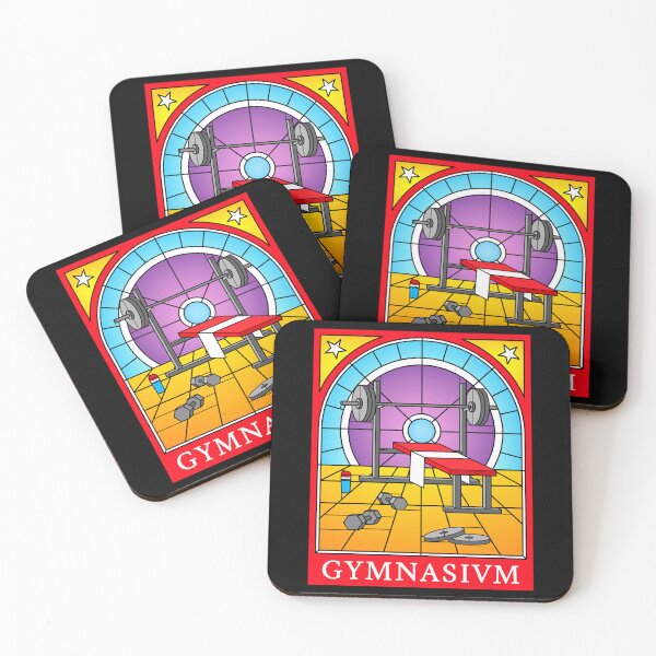 Item preview, Gym Stained Glass Design designed and sold by Slam-Dunkan.