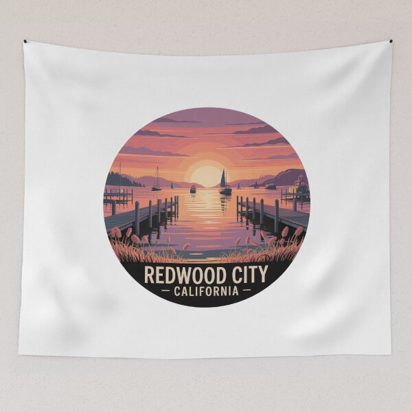Item preview, Redwood City California: Marina Sunset  designed and sold by CircinusStore.