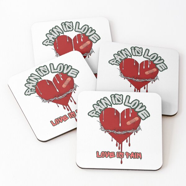 Item preview, Pain Is Love Love Is Pain | Wired Heart designed and sold by SolSel ⭐⭐⭐⭐⭐.