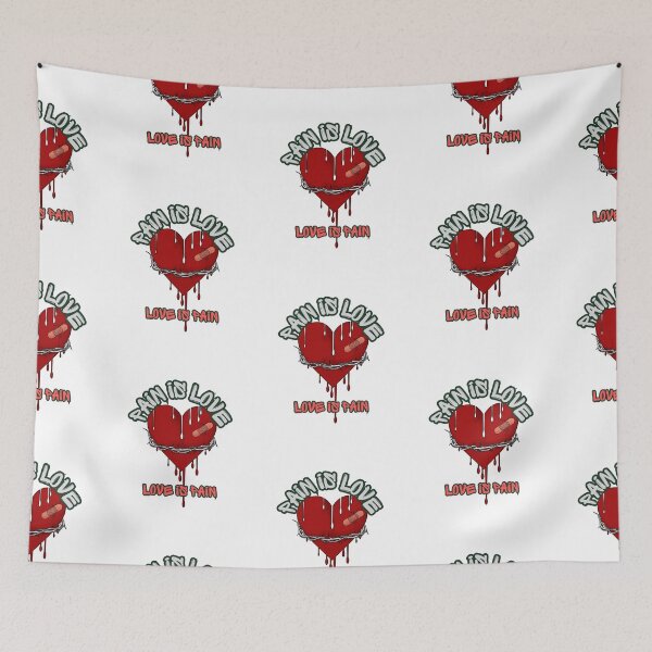 Item preview, Pain Is Love Love Is Pain | Wired Heart designed and sold by SolSel ⭐⭐⭐⭐⭐.
