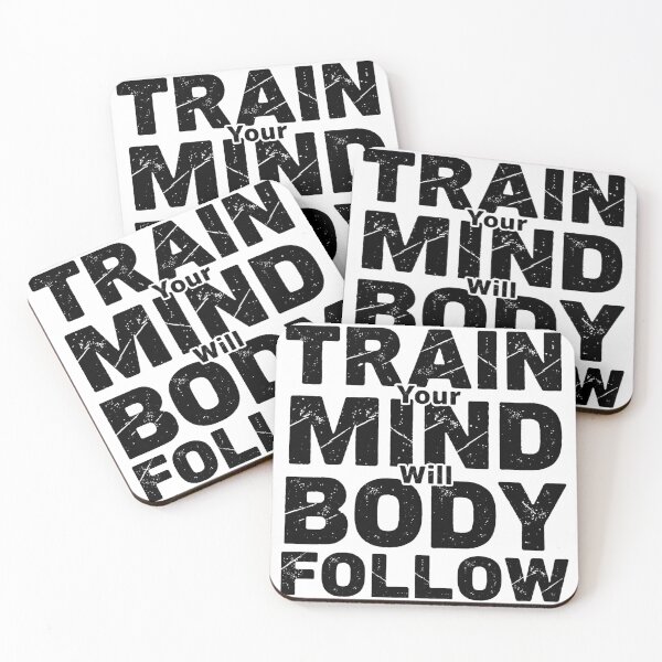 Item preview, Train Your Mind, Body Will Follow designed and sold by MaciejErdon.