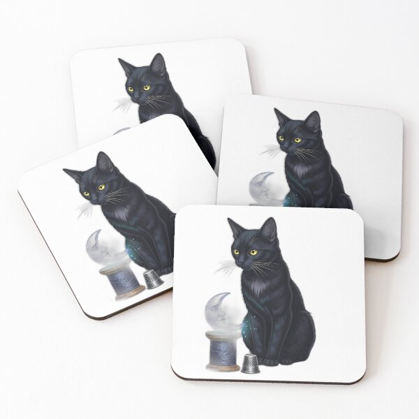 Item preview, Black Cat Moon Thread designed and sold by IllumeInk.