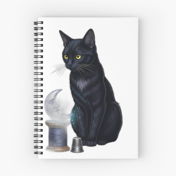 Item preview, Black Cat Moon Thread designed and sold by IllumeInk.