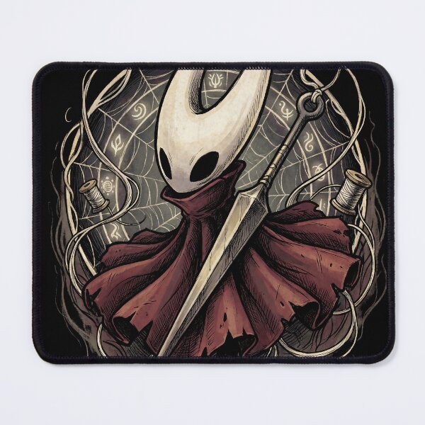 Item preview, Hollow Knight Silksong Hornet White Mask Red Cloak Design designed and sold by Senpaiwaves.