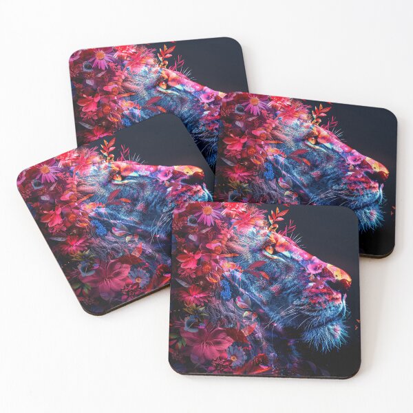 Item preview, Floral Lion Blaze designed and sold by Bold INK.