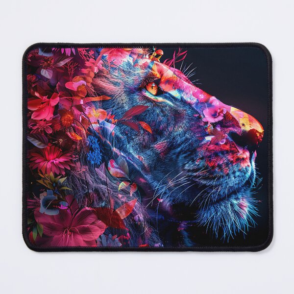Item preview, Floral Lion Blaze designed and sold by Bold INK.