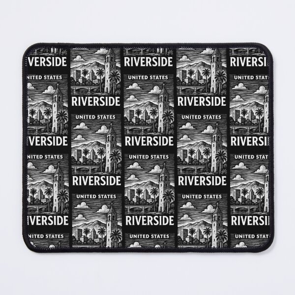 Item preview, Riverside USA Linocut Style  designed and sold by Thistle-TShop.