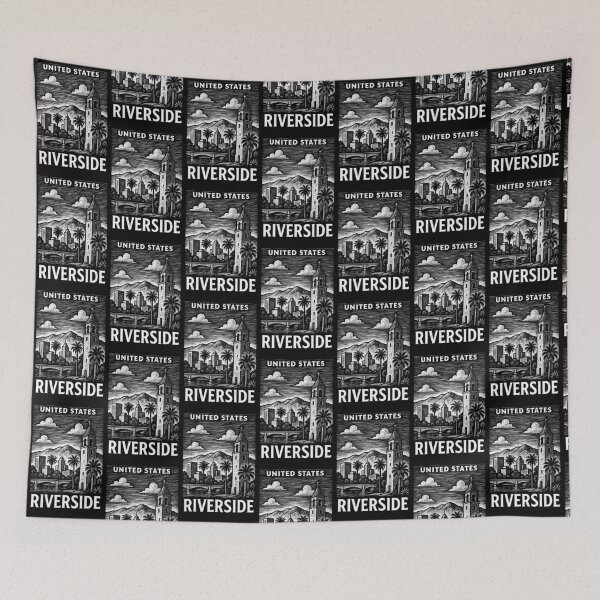 Item preview, Riverside USA Linocut Style  designed and sold by Thistle-TShop.