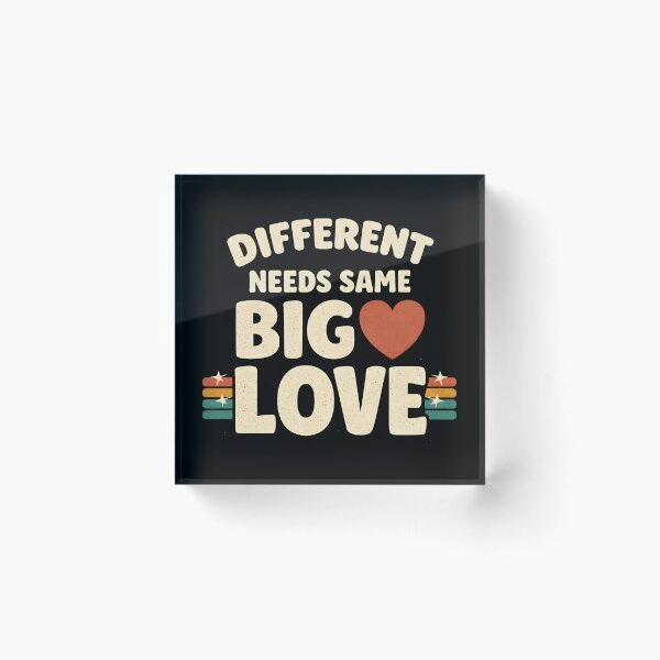 Item preview, Autism Parent Shirt Different Needs Same Big Love Family Support Gift, Awareness designed and sold by THREE LITTLE BEANS.