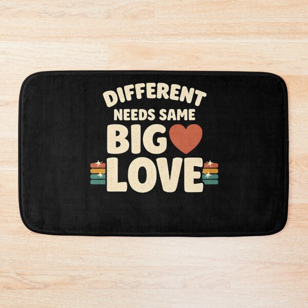 Item preview, Autism Parent Shirt Different Needs Same Big Love Family Support Gift, Awareness designed and sold by THREE LITTLE BEANS.