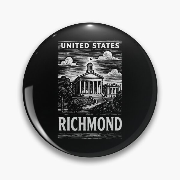 Item preview, Richmond USA Linocut Style  designed and sold by Thistle-TShop.
