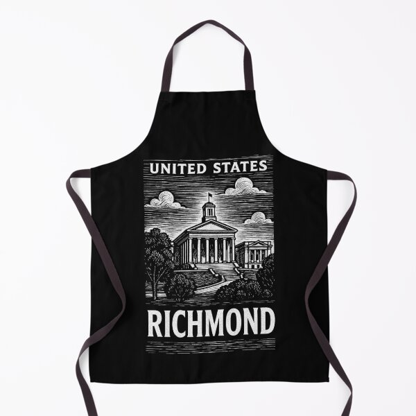 Item preview, Richmond USA Linocut Style designed and sold by Thistle-TShop.