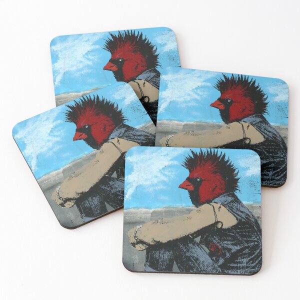 Item preview, Punk Cardinal designed and sold by ElvisSantanaArt.