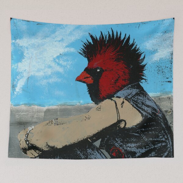 Item preview, Punk Cardinal designed and sold by ElvisSantanaArt.