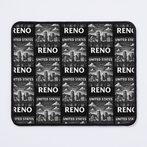 Item preview, Reno USA Linocut Style designed and sold by Thistle-TShop.