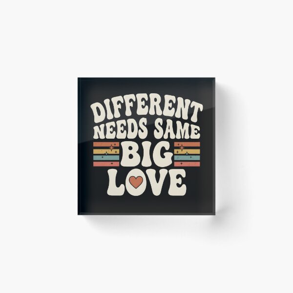 Item preview, Autism Parent Shirt Different Needs Same Big Love Family Support Gift, Awareness designed and sold by THREE LITTLE BEANS.