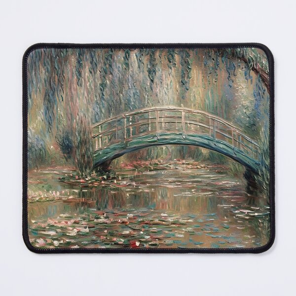 Item preview, The Japanese Bridge: A Luminous Harmony of Reflected Light and Water  designed and sold by artdesignsnow.