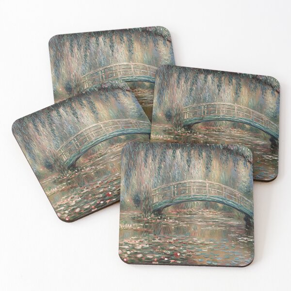 Item preview, The Japanese Bridge: A Luminous Harmony of Reflected Light and Water  designed and sold by artdesignsnow.