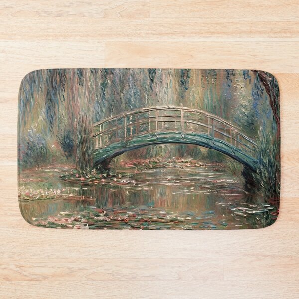 Item preview, The Japanese Bridge: A Luminous Harmony of Reflected Light and Water  designed and sold by artdesignsnow.