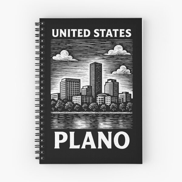 Item preview, Plano USA Linocut Style  designed and sold by Thistle-TShop.