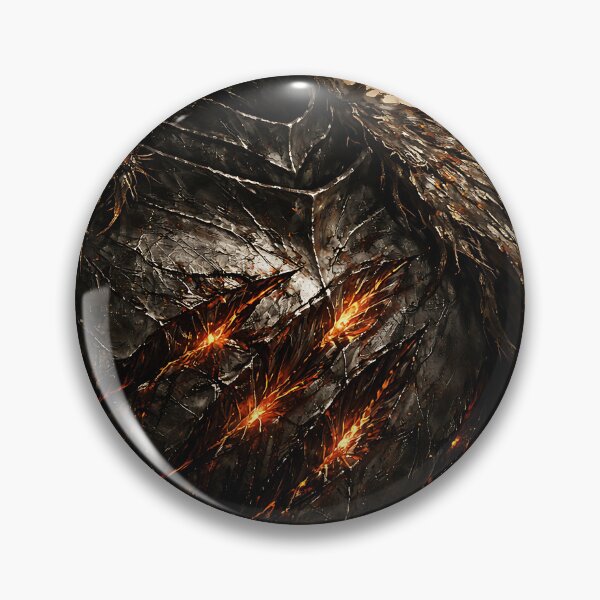 Item preview, Ruined Crest Valor - Dark Fantasy Dragon Slayer designed and sold by bapupa.
