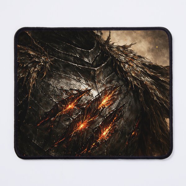 Item preview, Ruined Crest Valor - Dark Fantasy Dragon Slayer designed and sold by bapupa.