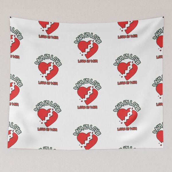 Item preview, Pain Is Love Love Is Pain | Heart Broken In Two designed and sold by SolSel ⭐⭐⭐⭐⭐.