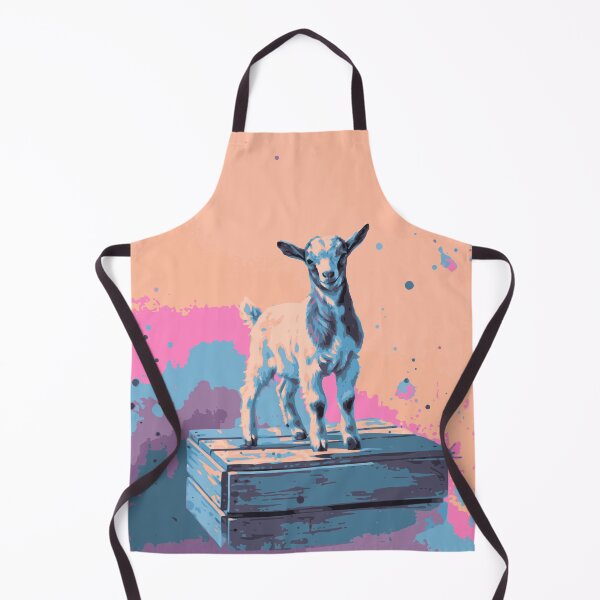 Item preview, Cute Baby Goat with Colorful Pastel Art for Animal Lovers designed and sold by Gear Camel.