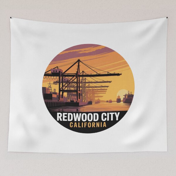 Item preview, Redwood City California: Harbor Sunset  designed and sold by CircinusStore.