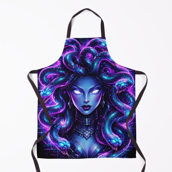 Item preview, Futuristic medusa in neon glow designed and sold by YawBruno.