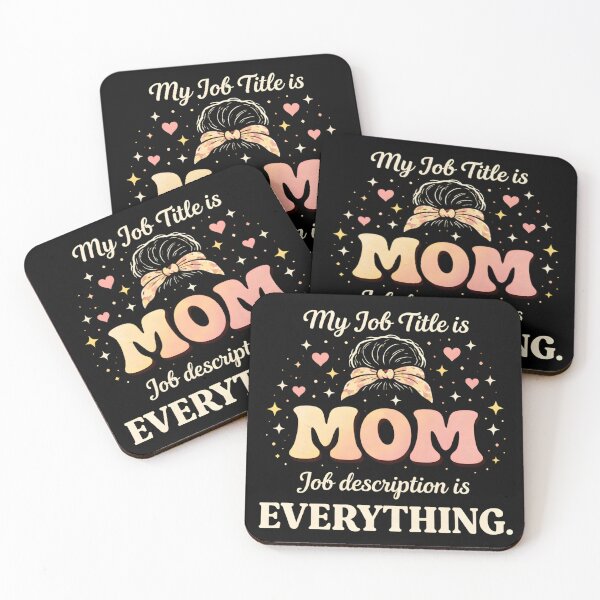 Item preview, My Job Title Is Mom Shirt, Funny Mom Life Tee, Mothers Day Gift, Cute Mom Humor Shirt, Gift for Mom, Busy Mom  designed and sold by THREE LITTLE BEANS.