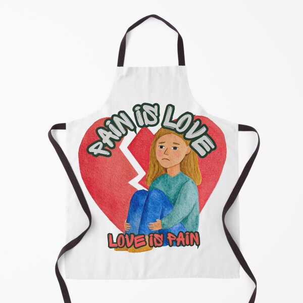 Item preview, Pain Is Love Love Is Pain | Sad Lady designed and sold by SolSel ⭐⭐⭐⭐⭐.
