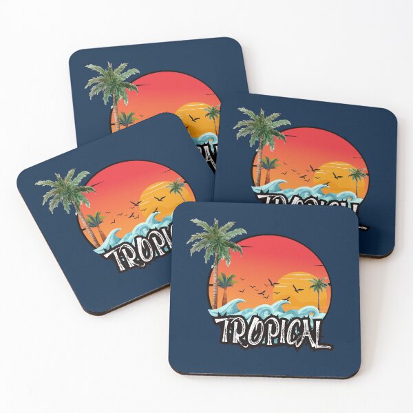 Item preview, Vibrant Tropical Sunset Paradise Design designed and sold by M.Store.