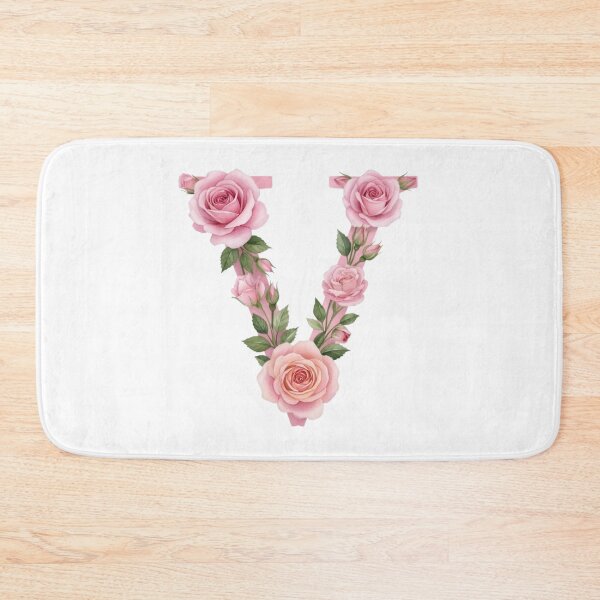 Item preview, Floral Letter V designed and sold by Avenelle.