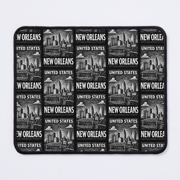 Item preview, New Orleans USA Linocut Style  designed and sold by Thistle-TShop.