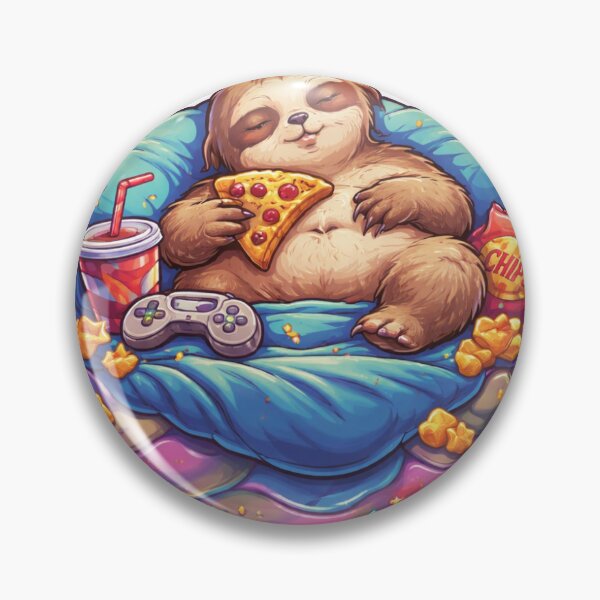 Item preview, Epic Chill Vibes Sloth Sticker designed and sold by MoodByte .