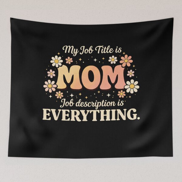 Artikelvorschau, Mein Jobtitel ist Mama – T-Shirt, Lustiges Mama-T-Shirt, Muttertagsgeschenk, Niedliches Mama-Humor-Shirt, Geschenk für Mama, Vielbeschäftigte Mama entworfen und verkauft von THREE LITTLE BEANS.