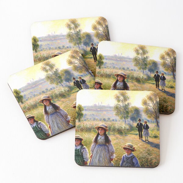 Item preview, Landscape at Giverny: A Radiant Vision of Sunlit Fields designed and sold by artdesignsnow.