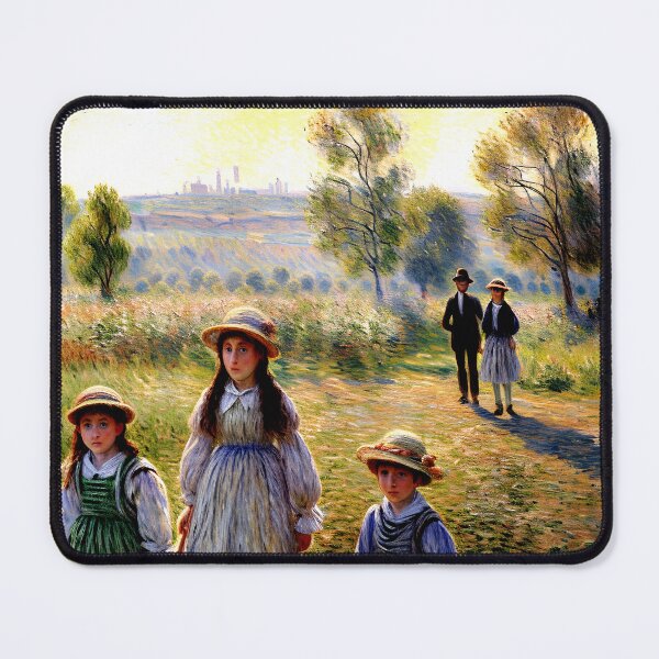 Item preview, Landscape at Giverny: A Radiant Vision of Sunlit Fields designed and sold by artdesignsnow.