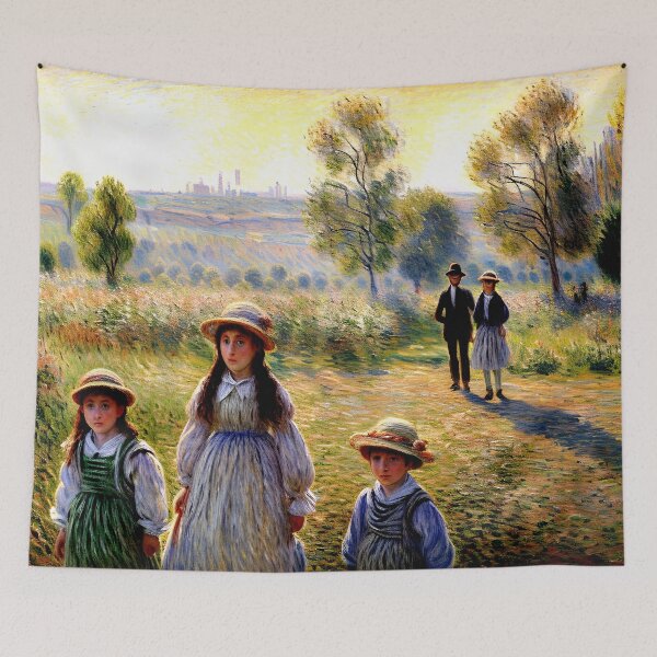 Item preview, Landscape at Giverny: A Radiant Vision of Sunlit Fields designed and sold by artdesignsnow.