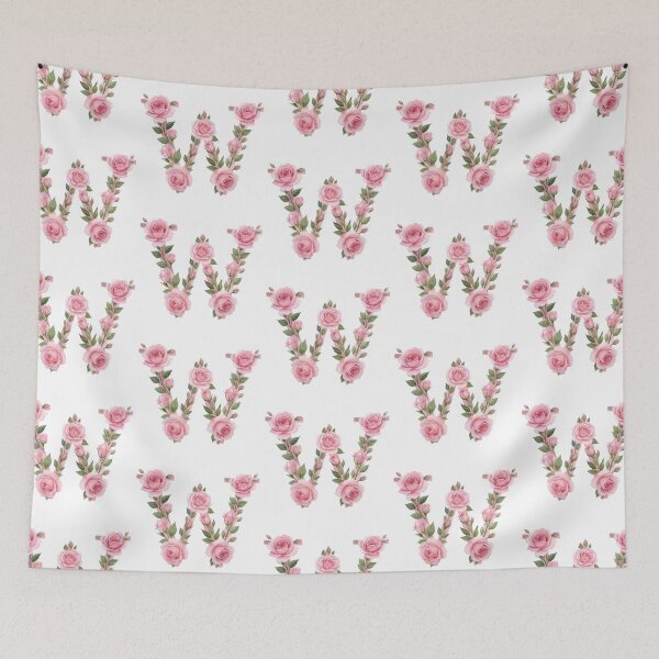 Item preview, Floral Letter W designed and sold by Avenelle.