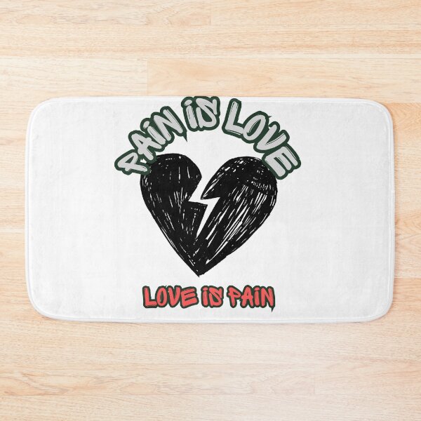 Item preview, Pain Is Love Love Is Pain | Black Broken Heart designed and sold by SolSel ⭐⭐⭐⭐⭐.