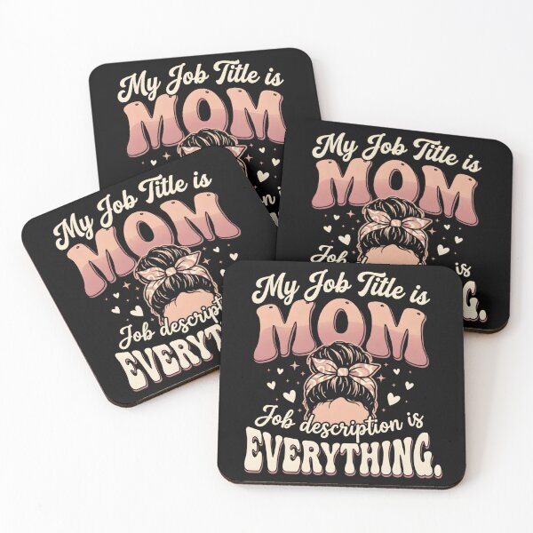 Item preview, My Job Title Is Mom Shirt, Funny Mom Life Tee, Mothers Day Gift, Cute Mom Humor Shirt, Gift for Mom, Busy Mom  designed and sold by THREE LITTLE BEANS.