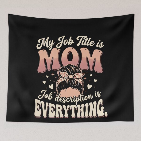 Item preview, My Job Title Is Mom Shirt, Funny Mom Life Tee, Mothers Day Gift, Cute Mom Humor Shirt, Gift for Mom, Busy Mom  designed and sold by THREE LITTLE BEANS.