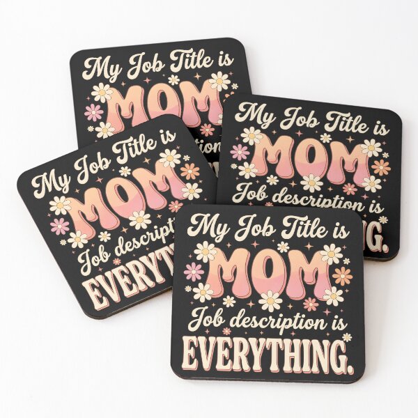 Item preview, My Job Title Is Mom Shirt, Funny Mom Life Tee, Mothers Day Gift, Cute Mom Humor Shirt, Gift for Mom, Busy Mom  designed and sold by THREE LITTLE BEANS.
