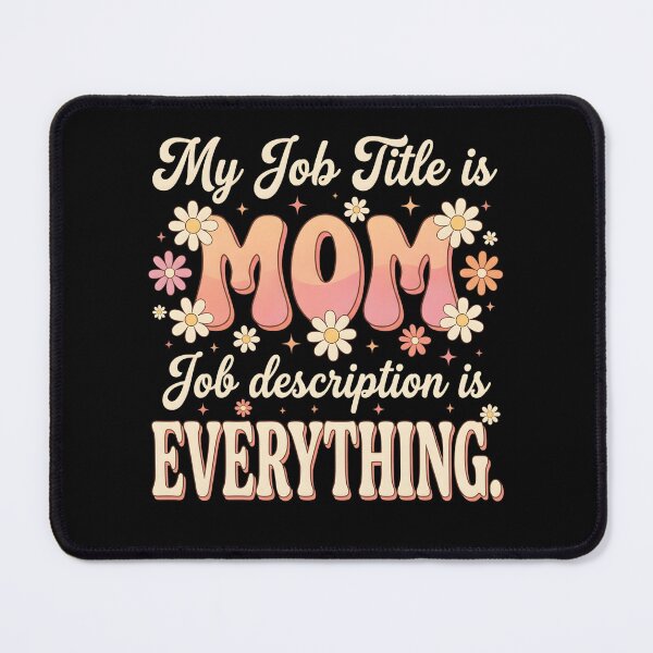 Item preview, My Job Title Is Mom Shirt, Funny Mom Life Tee, Mothers Day Gift, Cute Mom Humor Shirt, Gift for Mom, Busy Mom designed and sold by THREE LITTLE BEANS.