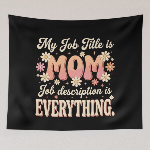 Artikelvorschau, Mein Jobtitel ist Mama – T-Shirt, Lustiges Mama-T-Shirt, Muttertagsgeschenk, Niedliches Mama-Humor-Shirt, Geschenk für Mama, Vielbeschäftigte Mama entworfen und verkauft von THREE LITTLE BEANS.